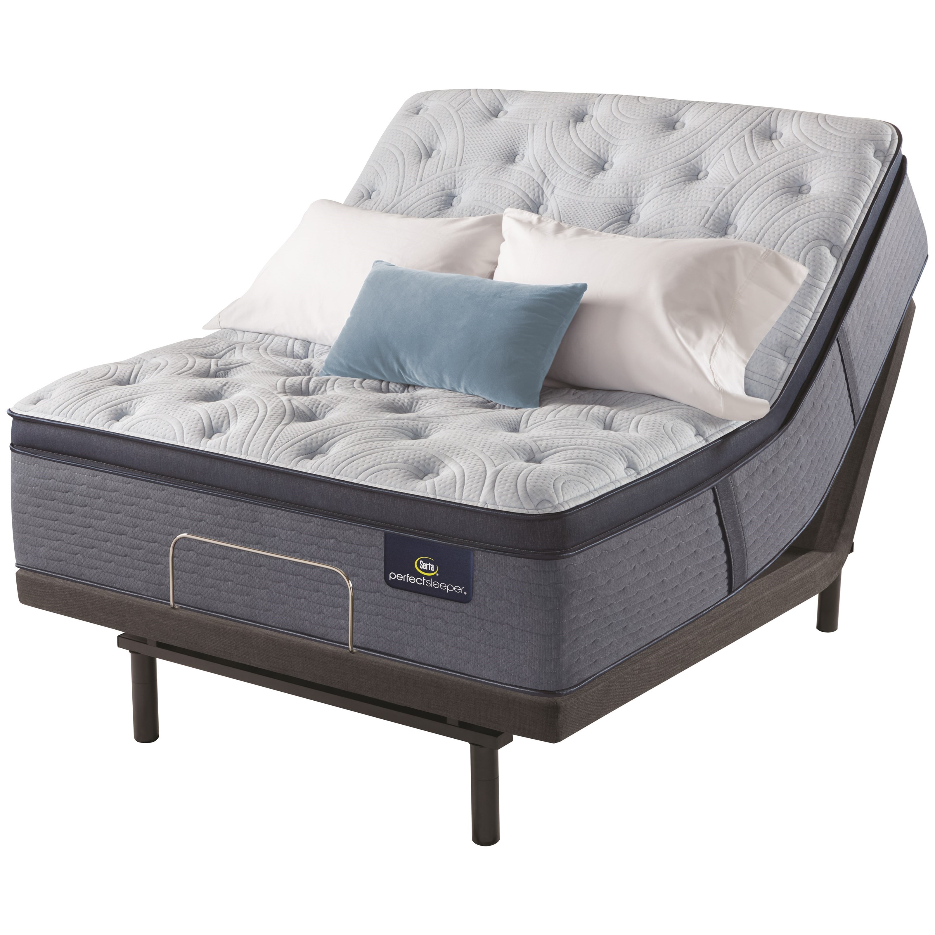 Serta Renewed Sleep Plush PT King 17" Plush Pillow Top Encased Coil